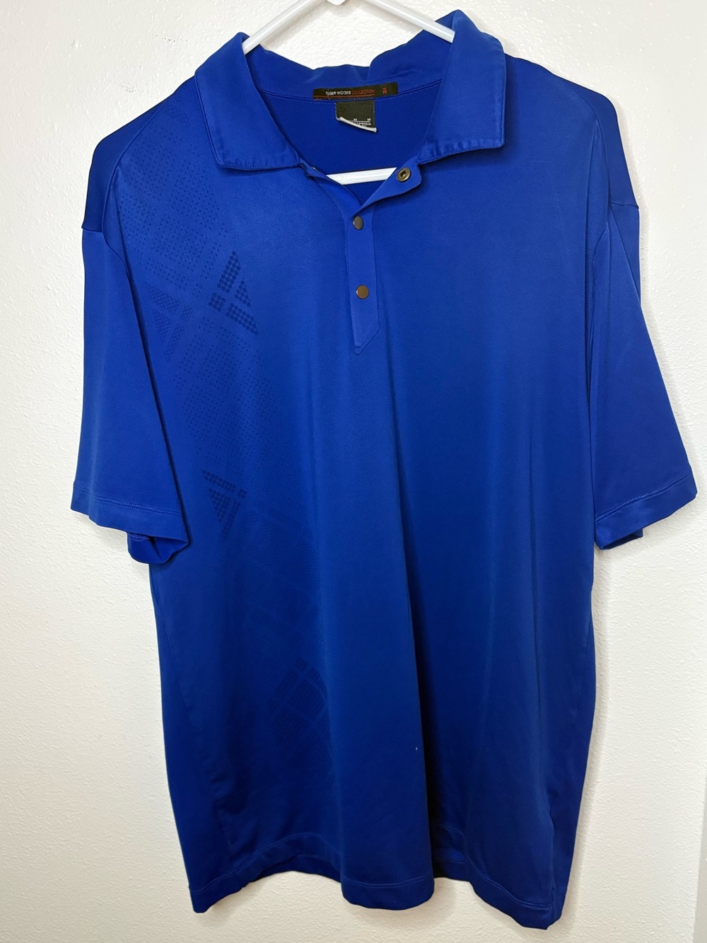 Tiger Woods Collection - Royal Blue Golf Polo - M